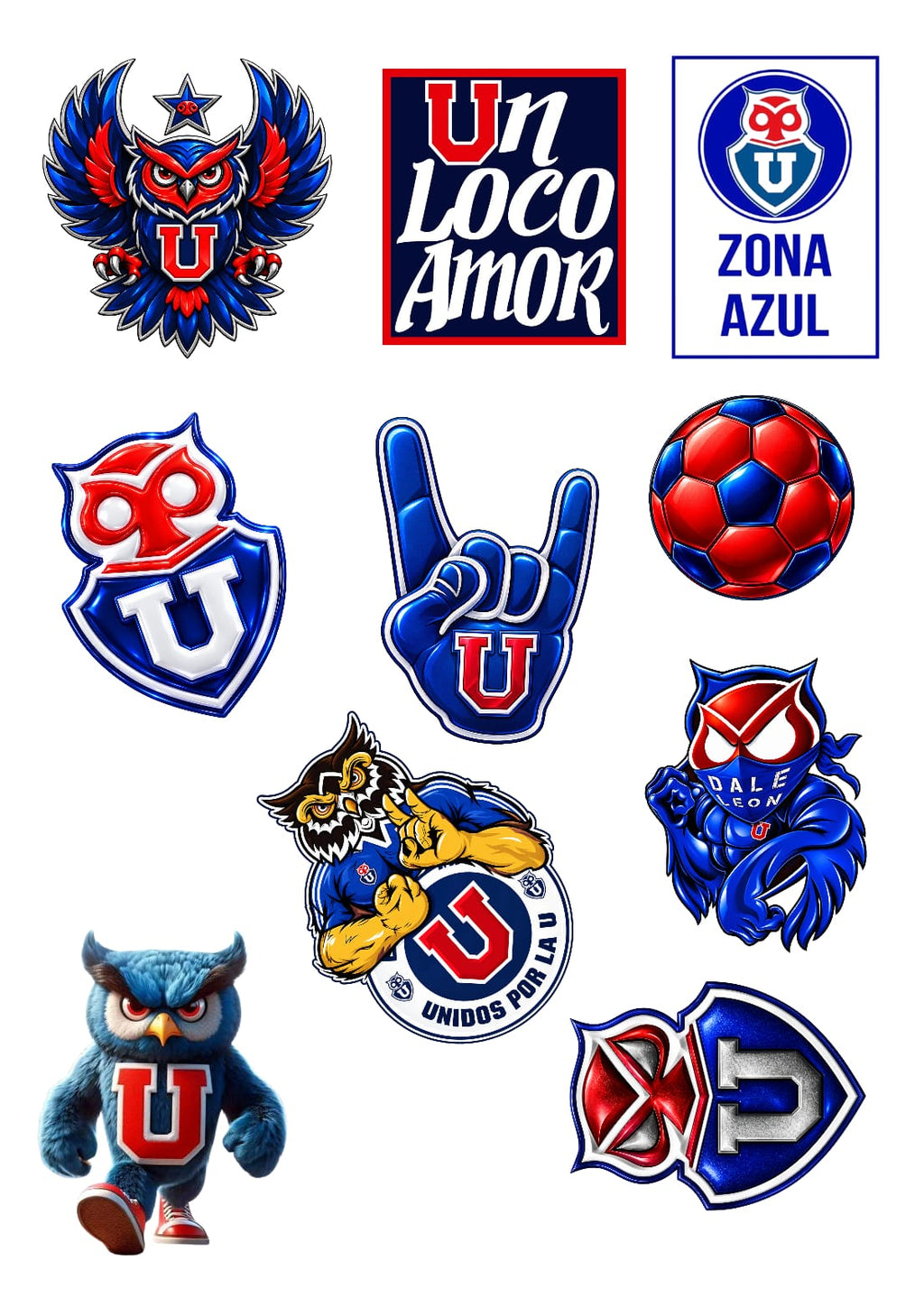 PACK DIGITAL UNIVERSIDAD DE CHILE - 50 UNIDADES DIFERENTES