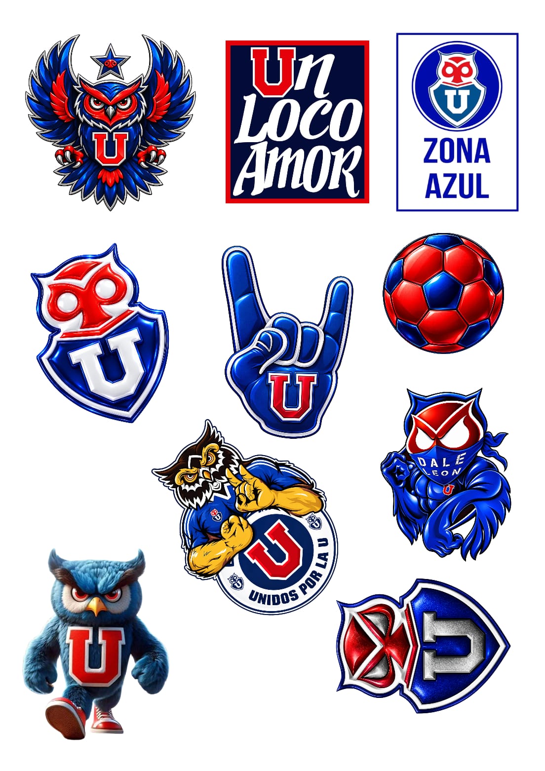 PACK DIGITAL UNIVERSIDAD DE CHILE - 50 UNIDADES DIFERENTES
