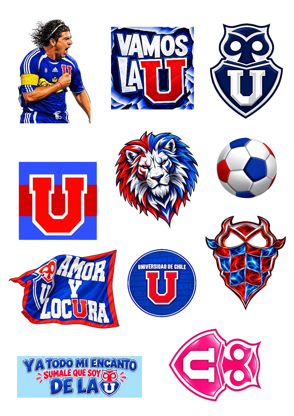 PACK DIGITAL UNIVERSIDAD DE CHILE - 50 UNIDADES DIFERENTES