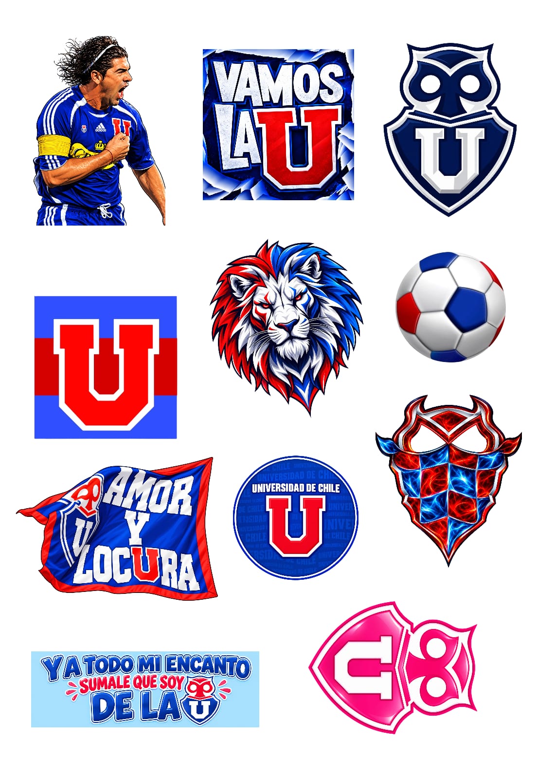 PACK DIGITAL UNIVERSIDAD DE CHILE - 50 UNIDADES DIFERENTES